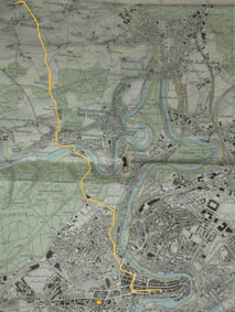Zu Fuss von Kirchlindach nach Bern